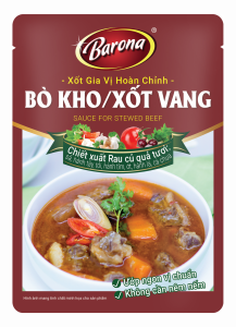 Xốt gia vị hoàn chỉnh Barona – bò kho/xốt vang