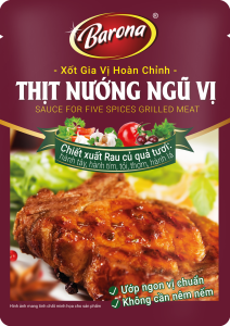 Xốt gia vị hoàn chỉnh Barona – thịt nướng ngũ vị