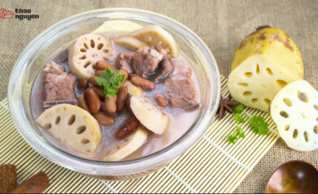 Vào bếp làm sườn heo hầm đậu đỏ cho ngày Thất Tịch “thoát ế”