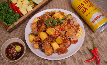 Cách Làm Ba Chỉ Lắc Sả Tắc Giòn Rụm, Chua Cay Tại Nhà