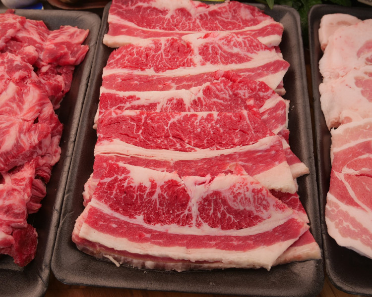 Ba chỉ bò Canada cắt nướng