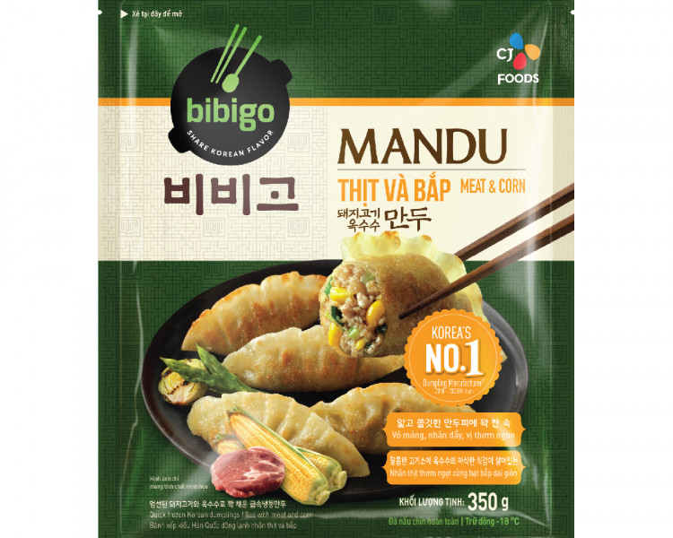 Bibigo Mandu Thịt & Bắp