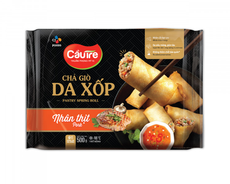 Chả giò da xốp nhân thịt