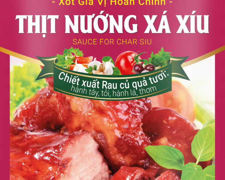 Xốt gia vị hoàn chỉnh Barona – thịt nướng xá xíu