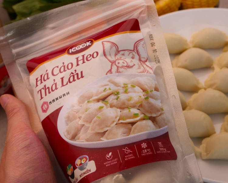 Há cảo heo thả lẩu Icook