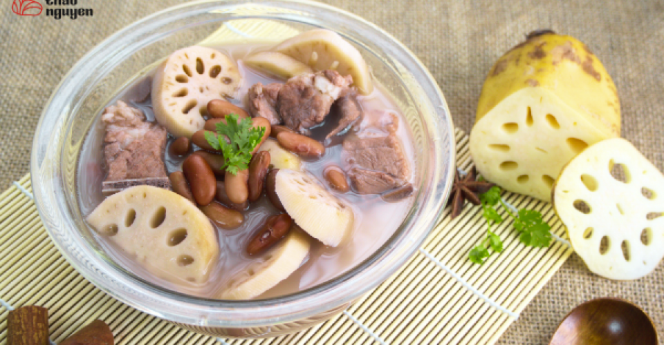 Vào bếp làm sườn heo hầm đậu đỏ cho ngày Thất Tịch “thoát ế”